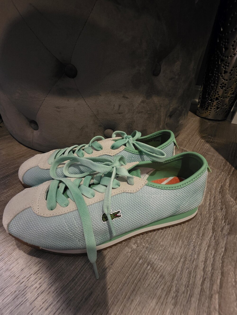 Lacoate Mint Green Casual Sneakers - Lightweight Comfort